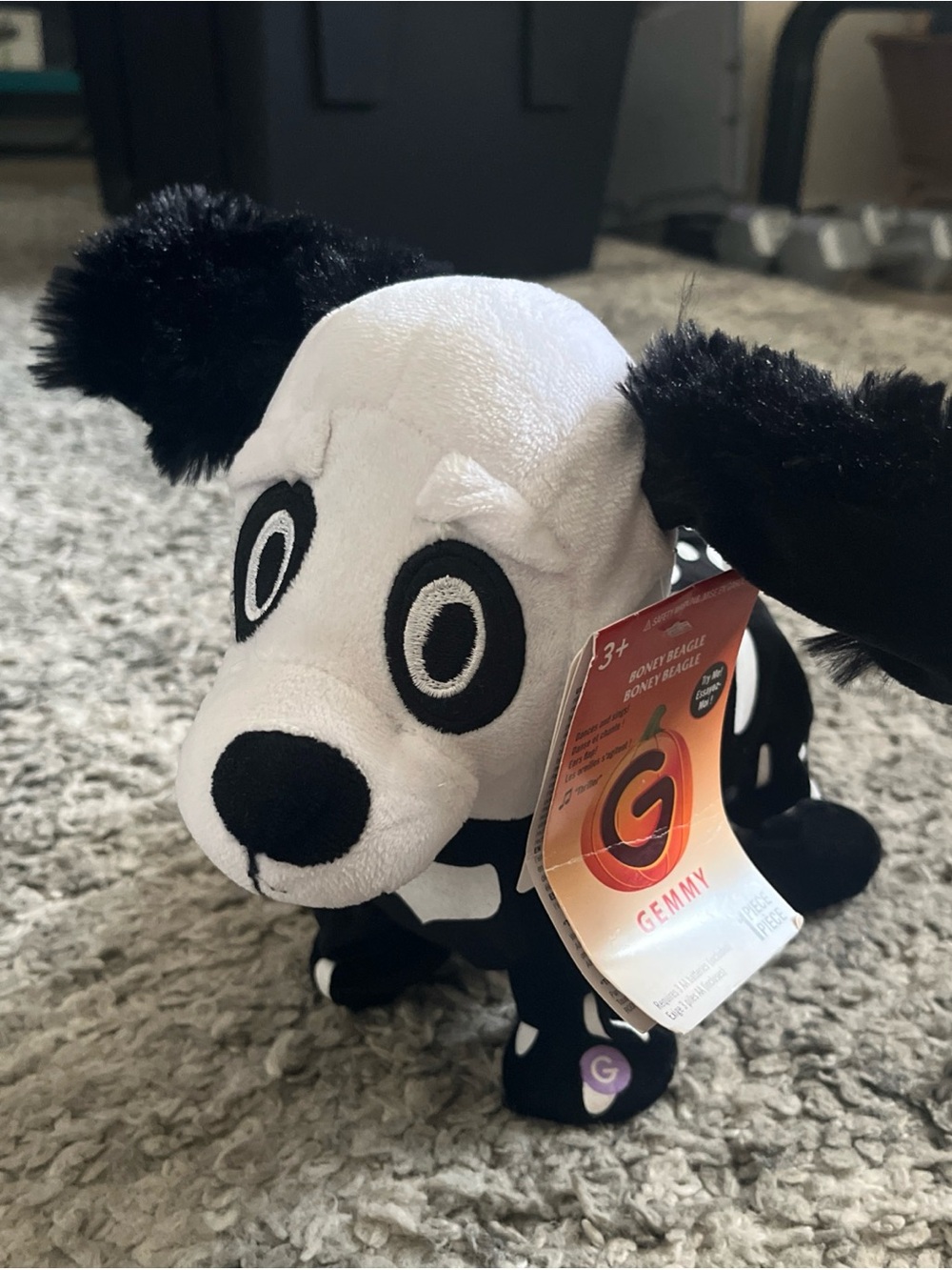 Gemmy Boney Beagle Plush Animated Dog